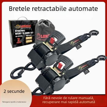 Șnur reglabil de prindere din poliester pentru autoturisme și motociclete, pentru mutare și fixare