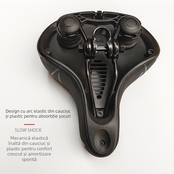 Șa de bicicletă HANLI 188 Piele naturală pentru biciclete de drum și MTB