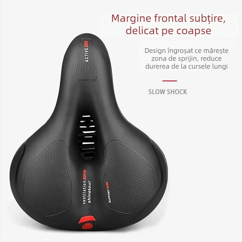 Șa de bicicletă HANLI 188 Piele naturală pentru biciclete de drum și MTB