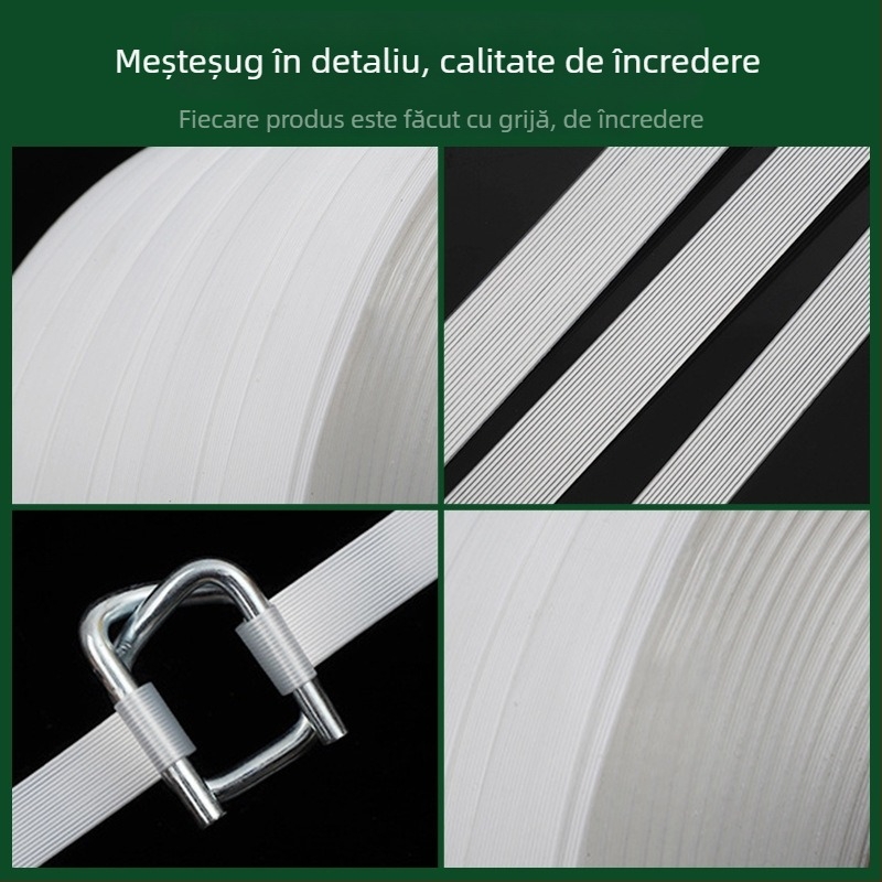 Bandă de ambalare pentru mașină, înaltă rezistență, tracțiune 100 kg, pentru ambalarea cartonelor, greutate 10 kg