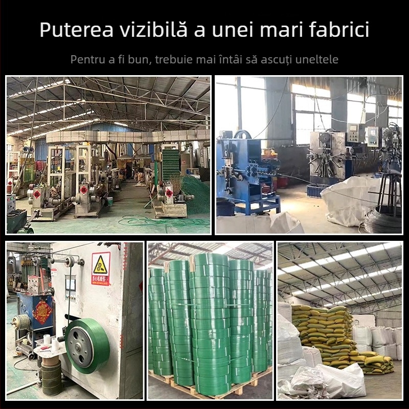 Bandă de ambalare pentru mașină, înaltă rezistență, tracțiune 100 kg, pentru ambalarea cartonelor, greutate 10 kg