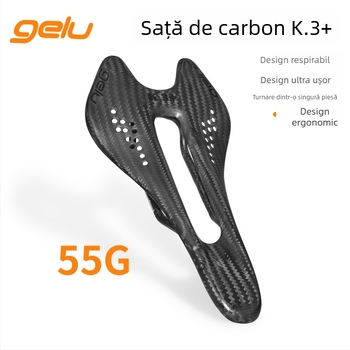 Șa de bicicletă Gelu K.3+ cu bază din fibră de carbon