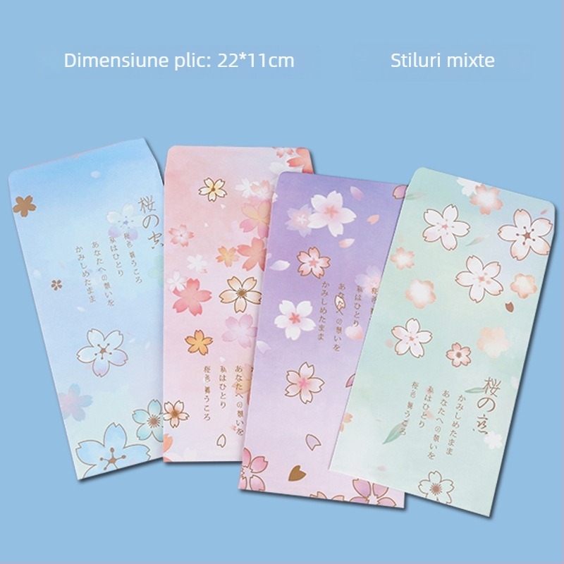 Set de hârtie pentru scris cu plicuri – stil chinezesc vintage pentru scrisori de dragoste scrise de mână