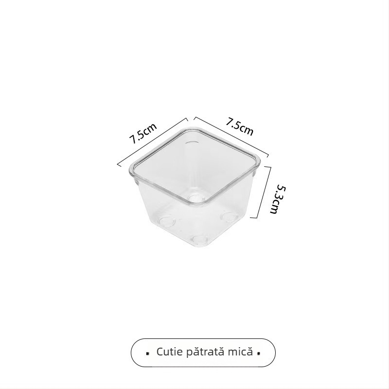 Cutie de depozitare pentru sertar, polistiren, model cu buline, 6810, capacitate 2 L