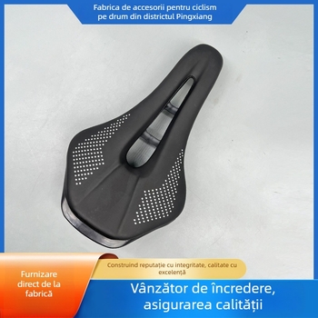 Șa de bicicletă cu compatibilitate universală pentru MTB, biciclete de șosea și pliabile; design respirabil cu absorbție a șocurilor și pernă antiderapantă