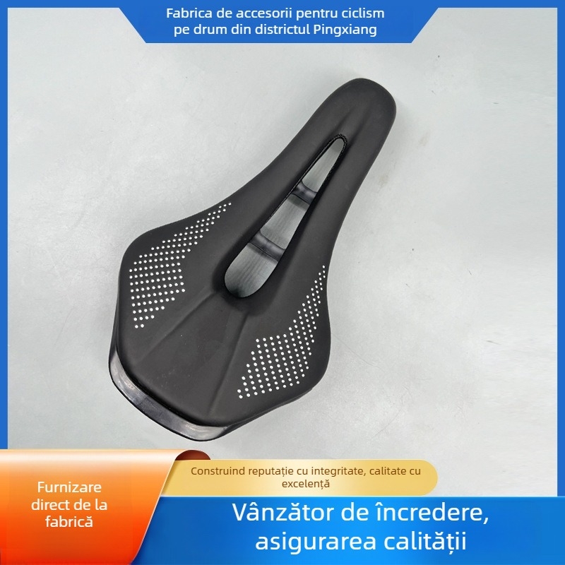 Șa de bicicletă cu compatibilitate universală pentru MTB, biciclete de șosea și pliabile; design respirabil cu absorbție a șocurilor și pernă antiderapantă