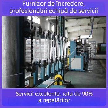 Bandă de ambalare PE pentru mașini, înaltă rezistență, ecologică și rezistentă la coroziune, grosime 0,5 mm, tracțiune 50 kg, clasă A, pentru ambalarea alimentelor