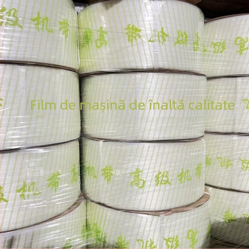 Role de bandă PP pentru ambalare, industrială, 350 kg rezistență la tracțiune, diametru exterior 400 mm, diametru interior 100 mm, greutate 10 kg