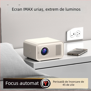 Proiector Home Theater Full HD 1080p pentru dormitor și cămin