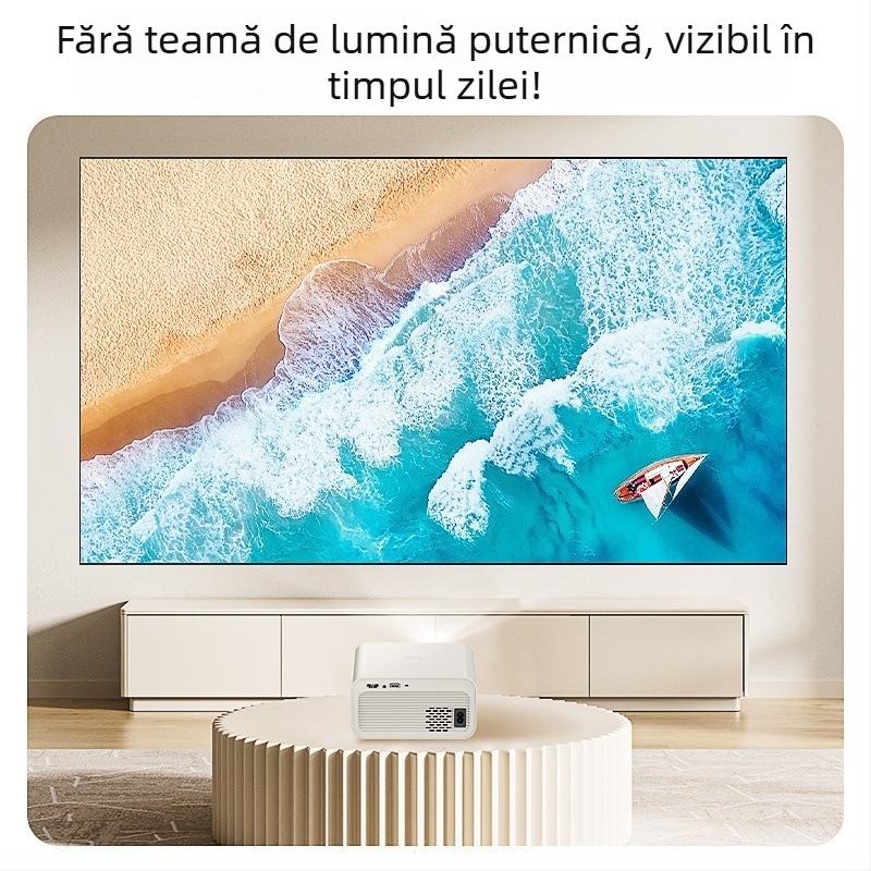 Proiector Home Theater Full HD 1080p pentru dormitor și cămin