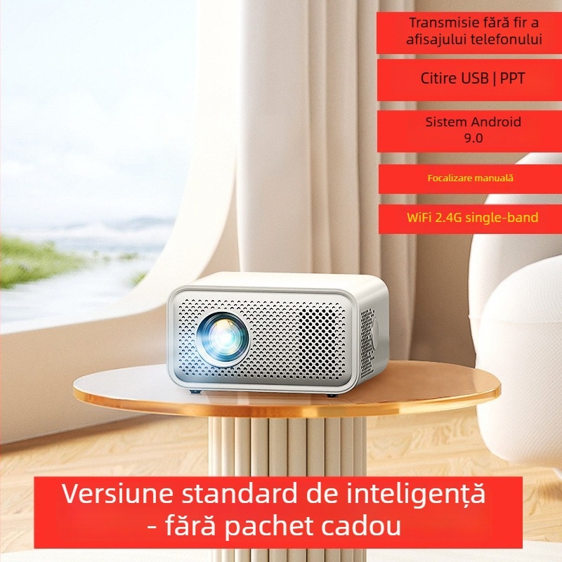 Proiector Home Theater Full HD 1080p pentru dormitor și cămin