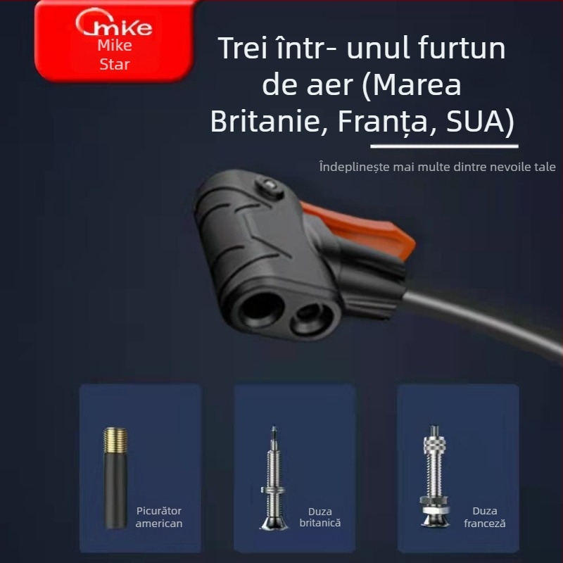 Pompa de aer electrică — universală pentru biciclete, mașini și mingi de baschet; presiune înaltă, brand Strong merchants