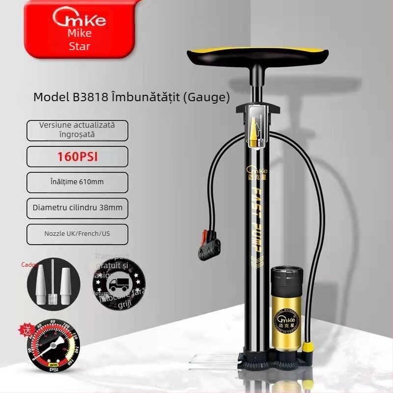 Pompa de aer electrică — universală pentru biciclete, mașini și mingi de baschet; presiune înaltă, brand Strong merchants