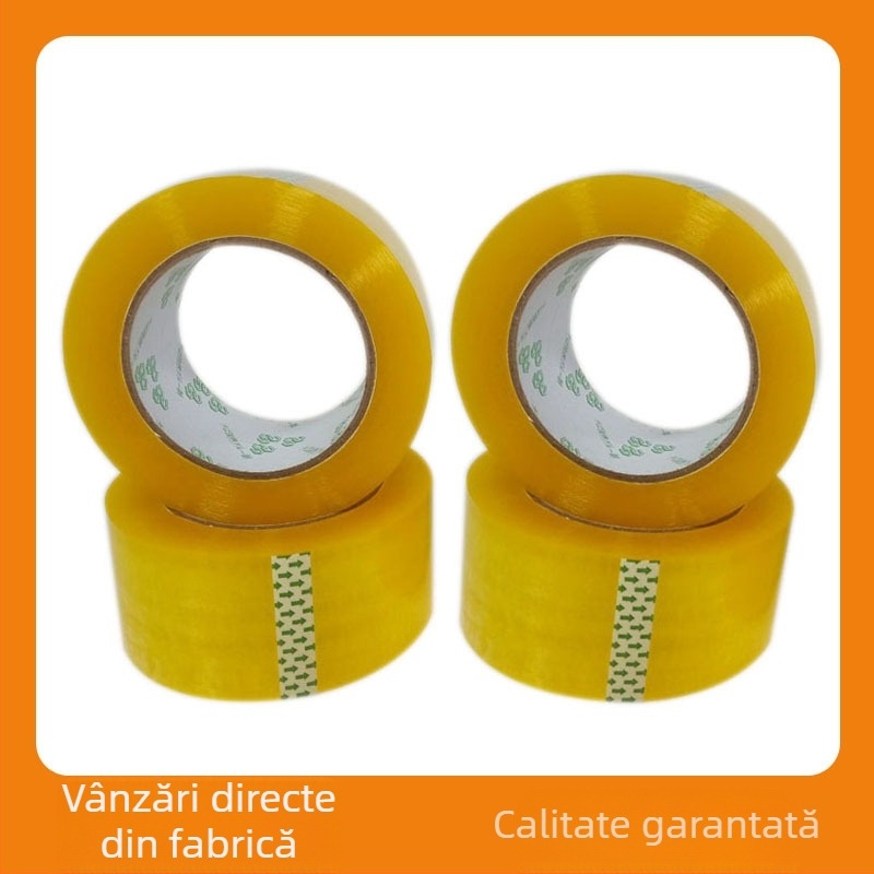 Bandă de ambalare, adeziv pe bază de apă, viscozitate mare, film BOPP, pentru sigilarea coletelor