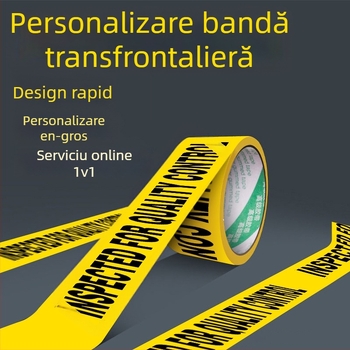 Bandă de ambalare cu film BOPP de 52 μm, adeziv sensibil la presiune, pentru ambalare logistică și comerț electronic, -30°C până la 120°C.