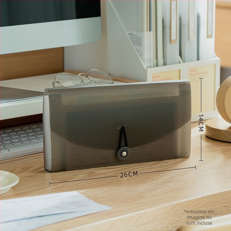 Organizator PP tip acordeon pentru documente, cu etichetă, 13 compartimente, model SD-N251