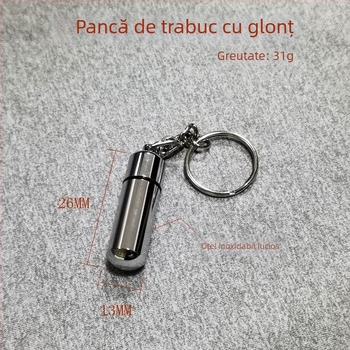 Puncător de trabucuri din aluminiu – funcționare manuală, personalizabil, stil simplu