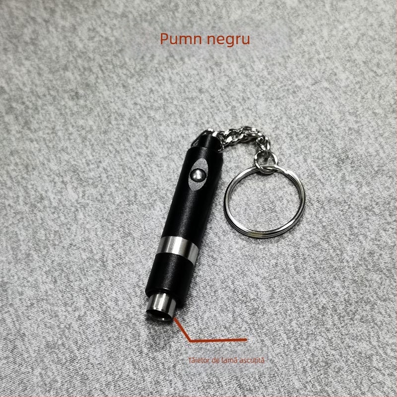 Puncător de trabucuri din aluminiu – funcționare manuală, personalizabil, stil simplu