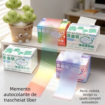 Zi yi Note adezive cu deschidere glisantă, 6 pagini interne, ambalaj de bază