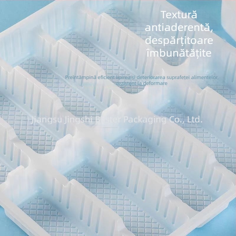 Cutie de ambalare pentru găluște chinezești cu 10 compartimente, de unică folosință, din PP, potrivită pentru congelare, pentru găluște și rulouri de primăvară