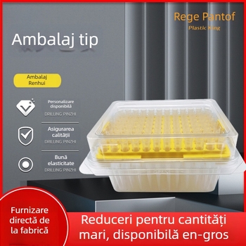 Cap de aspirație pentru blister, PETG, cu capac, pentru ambalaje farmaceutice