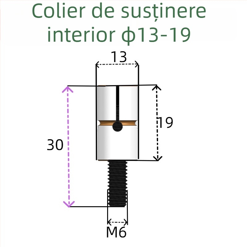 Știft de extindere a diametrului intern pentru centru de prelucrare - Tongjing Hardware, GB119.1, HRC38-42