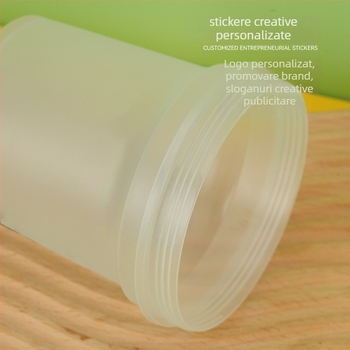 Cupa PP de unică folosință cu capac pentru iaurt, fructe și înghețată — model Burnt Grass Jelly Cup