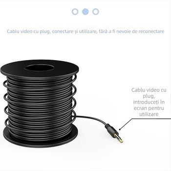 Detector de pești cu cameră subacvatică și ecran HD, vizibilitate nocturnă, vedere a fundului