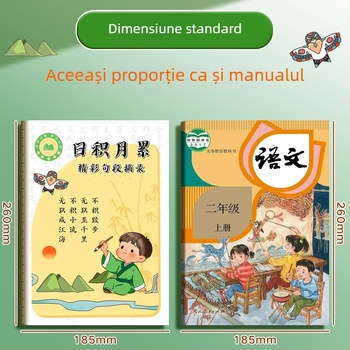Huge caiet cu desene animate pentru elevi din învățământul primar, legare spirală, 50–100 de pagini