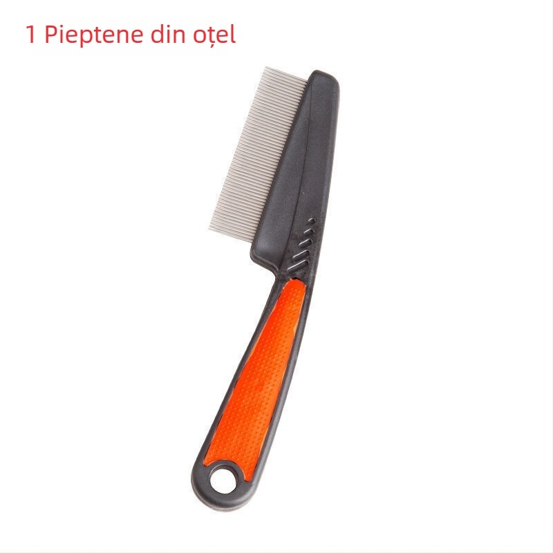 Pieptene pentru purici cu dinți ultra-densi pentru fete, din bambus tradițional, anti-mătreață și pentru ouăle puricilor la scalp