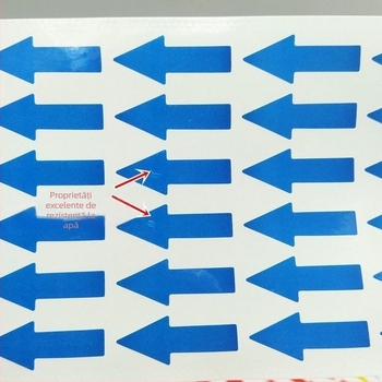 Etichete de direcție cu săgeți, autoadezive din kraft, formă neregulată, codul produsului 1009508541, origine: China continentală