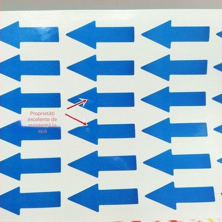 Etichete de direcție cu săgeți, autoadezive din kraft, formă neregulată, codul produsului 1009508541, origine: China continentală