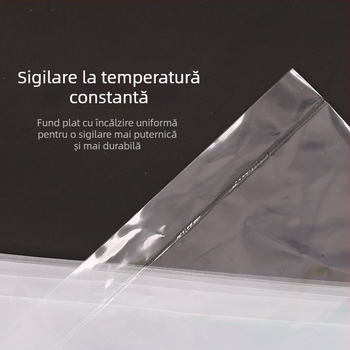 Geantă plată transparentă PE, cu bandă lungă și folie interioară, protecție împotriva prafului și umezelii, îngroșată