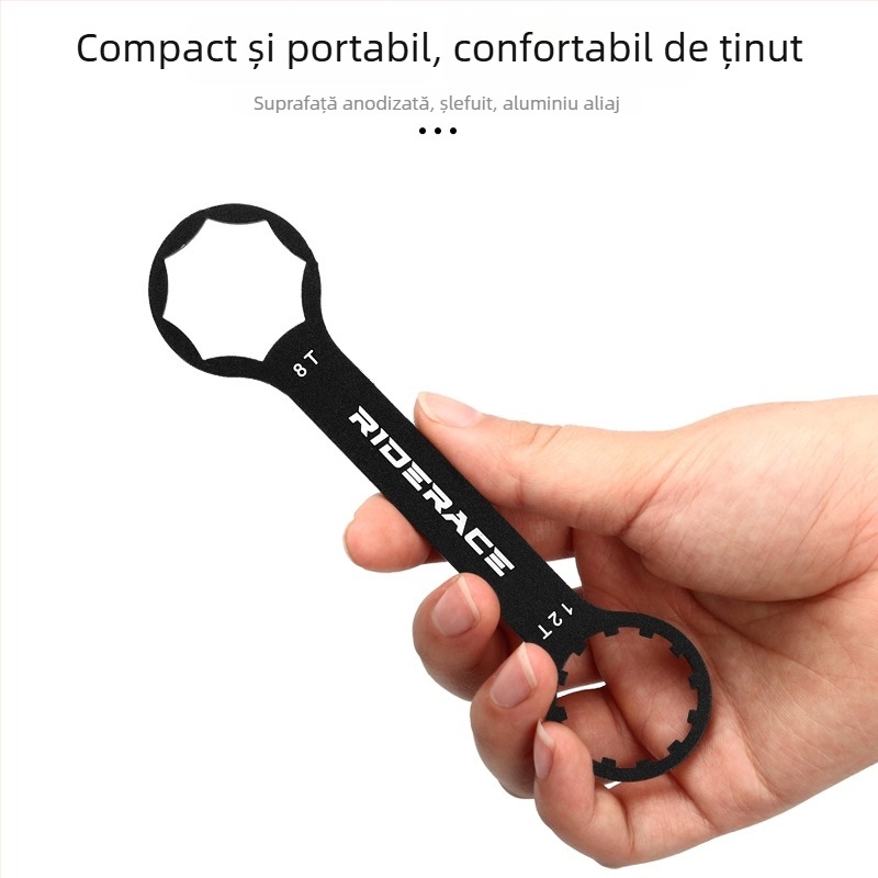 Riderace cheie demontare capac furcă față MTB, aliaj de aluminiu, compatibil XCR/XCM