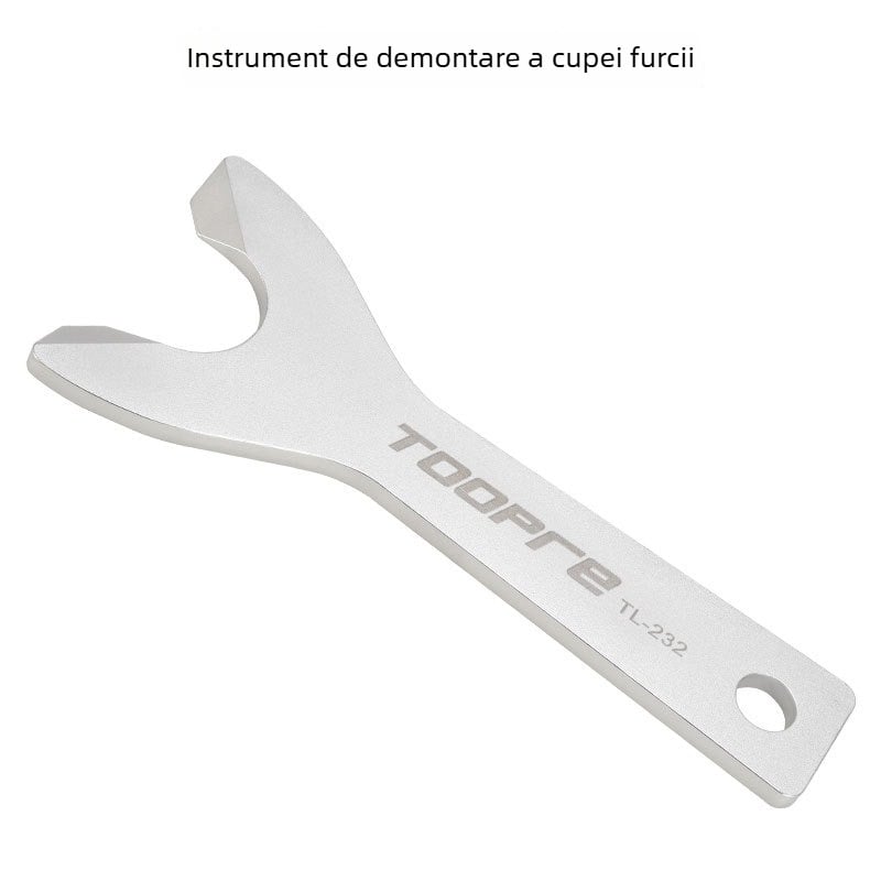 Toopre Unealtă pentru demontarea furcii frontale și a bottom bracket-ului pentru biciclete MTB și oraș, Unealtă de reparație a headset-ului