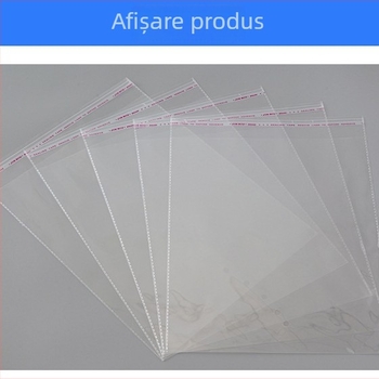 Pungi OPP transparente pentru haine, pungă autoadezivă OPP cu logo personalizabil
