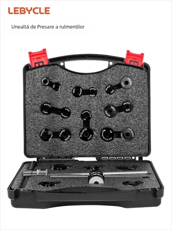 Unealtă de montaj a rulmenților pentru pedalier (bottom bracket), instrument combinat, aliaj de aluminiu, procesare personalizabilă, etichetă privată licențiată Lebycle