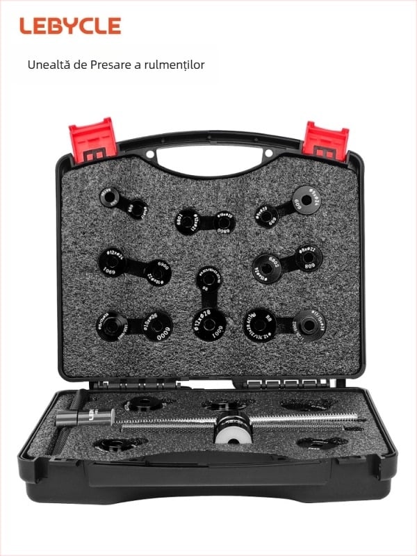 Unealtă de montaj a rulmenților pentru pedalier (bottom bracket), instrument combinat, aliaj de aluminiu, procesare personalizabilă, etichetă privată licențiată Lebycle