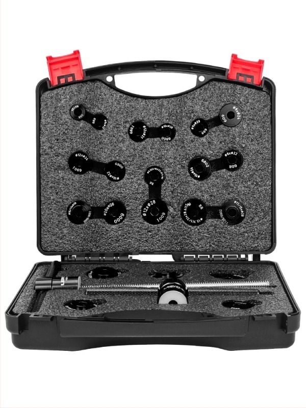 Unealtă de montaj a rulmenților pentru pedalier (bottom bracket), instrument combinat, aliaj de aluminiu, procesare personalizabilă, etichetă privată licențiată Lebycle