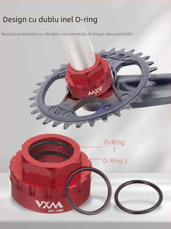 Unelte pentru montaj/demontaj disc de bicicletă, montaj direct, 12 viteze, Cone Sleeve pentru M7100/M8100/M9100XT, aliaj de aluminiu, VXM