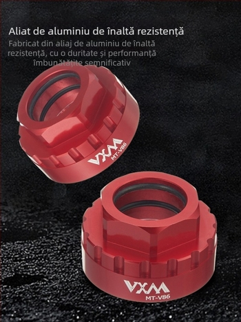 Unelte pentru montaj/demontaj disc de bicicletă, montaj direct, 12 viteze, Cone Sleeve pentru M7100/M8100/M9100XT, aliaj de aluminiu, VXM