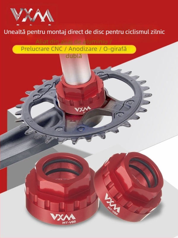Unelte pentru montaj/demontaj disc de bicicletă, montaj direct, 12 viteze, Cone Sleeve pentru M7100/M8100/M9100XT, aliaj de aluminiu, VXM