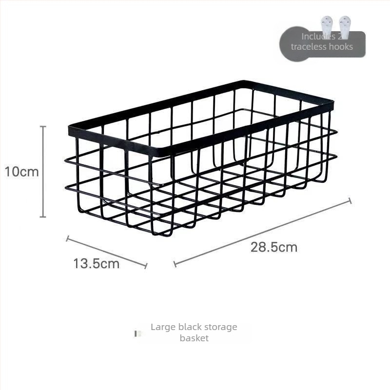 Cutie de depozitare pentru birou în stil japonez, cadru metalic, montaj pe perete pentru cosmetice (Modelul 001)