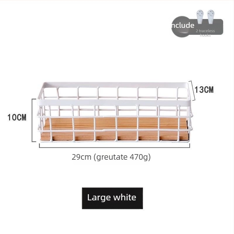 Cutie de depozitare pentru birou în stil japonez, cadru metalic, montaj pe perete pentru cosmetice (Modelul 001)