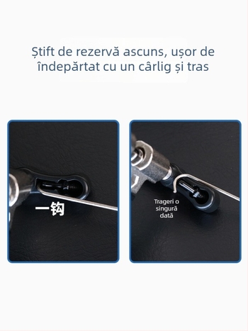 VXM unealtă pentru lanț de bicicletă – tăietor de lanț pentru demontare, din oțel de unelte, cu cârlig și pin