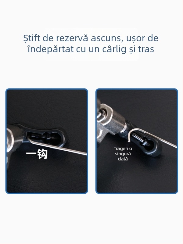 VXM unealtă pentru lanț de bicicletă – tăietor de lanț pentru demontare, din oțel de unelte, cu cârlig și pin