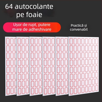 Etichetă de hârtie scrisă de mână, autocolantă, 64 etichete pe pagină, model TM191113C802, Mărci private autorizate: Da