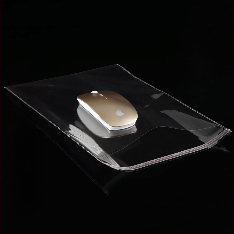 Pungi OPP transparente autoadezive, dimensiuni 20x25 cm, grosime 9 mm/5 mm/7 mm, 100 buc./pachet