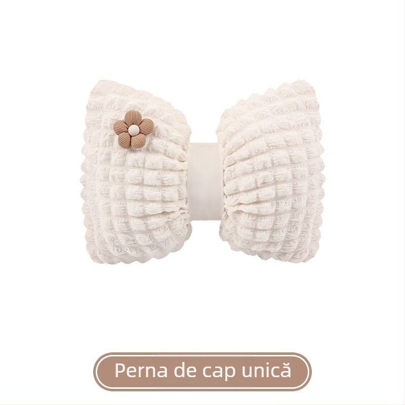 Pernă de șezut auto, universală pentru patru anotimpuri, suprafață pufoasă, umplutură din fibre sintetice, husă pentru scaunul din spate, dintr-o singură bucată