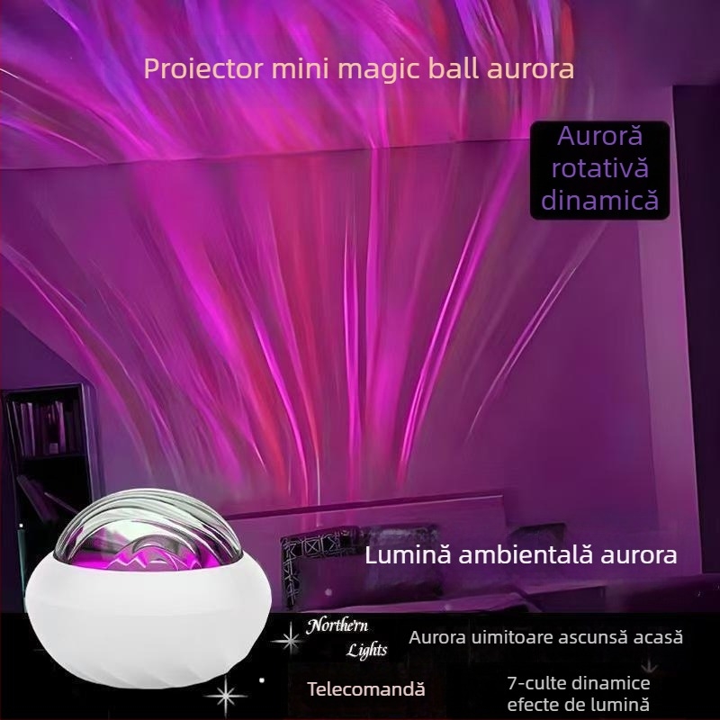 Proiector de cer înstelat cu lumină ambientală, corp ABS, model 333, tensiune ≤36V, certificare 3C
